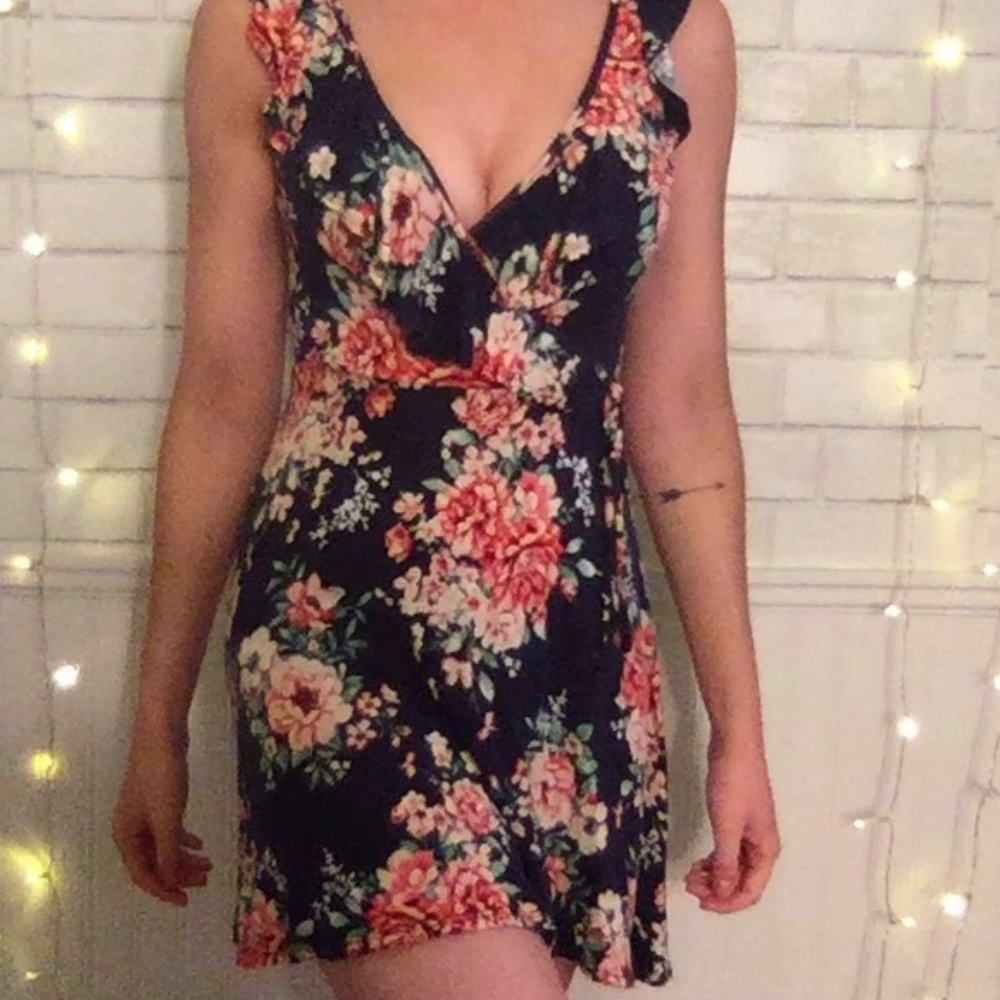 Floral print dress